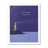 Appreciation Card - You are a light. – John Lewis