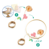 DJ7967Do It Yourself Dalia Wreath by Djeco Dragonfly Toys 