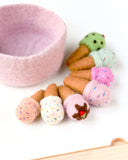 Felt Ice Creams - Vanilla with Sprinkles