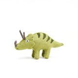 Felt Triceratops Dinosaur Toy