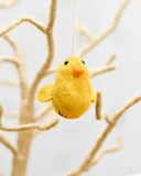 Felt Yellow Chick Ornament  Dragonfly Toys 