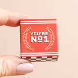 Tiny Matchbox Ceramic Racing Car Token