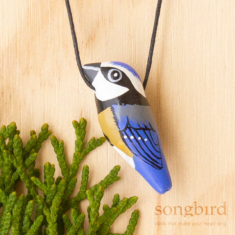 Songbird Whistle Necklaces - Blue Tit, Dragonfly Toys 