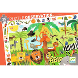 Jungle 35 Pieces Observation Puzzle by Djeco