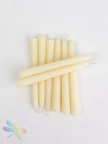 White Beeswax Candles for Birthday Ring, Dragonfly Toys, dipam