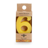 Beeswax Birthday Number Cake Candles