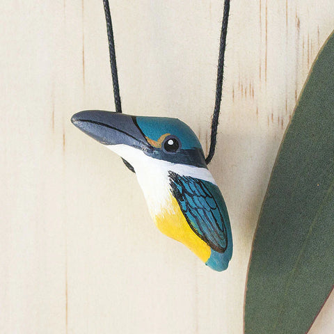 Songbird Whistle Necklaces - Sacred Kingfisher