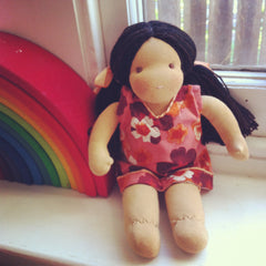 Small Steiner Doll- Girl with Black Hair - Danny